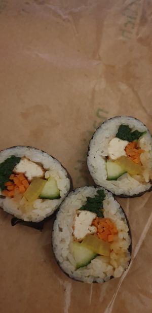 Tofu Gimbab at Seoulbap - Korean Food in Kiel
