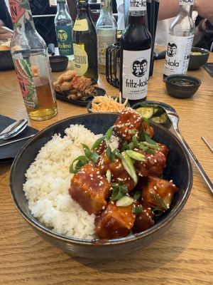 Fried Korean Tofu  at Seoulbap - Korean Food in Kiel