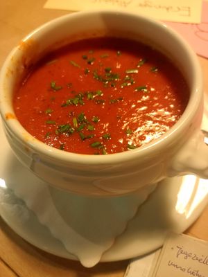 Tomato soup at MUC - Airbräu - MAC in Munich