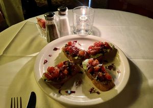 Vegan Bruschetta  at John's of 12th Street in New York City
