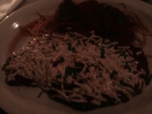 Seitan Parm at John's of 12th Street in New York City