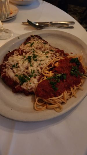 Seitan parmesan at John's of 12th Street in New York City