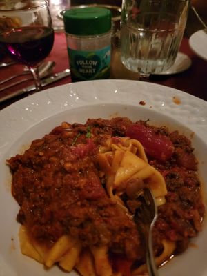 John's vegan ragu dish #Veganuary at John's of 12th Street in New York City