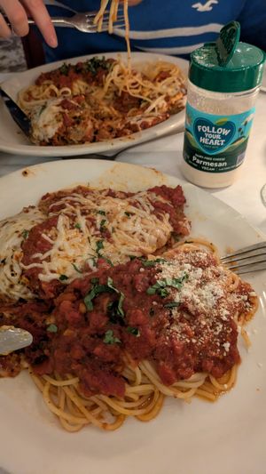 Eggplant Parmigiano at John's of 12th Street in New York City