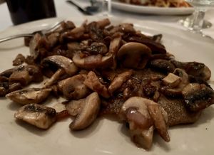 Seitan Scallopini w/ Marsala Wine Mushroom Sauce  at John's of 12th Street in New York City