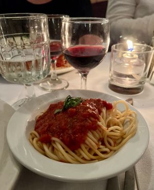 Spaghetti   at John's of 12th Street in New York City