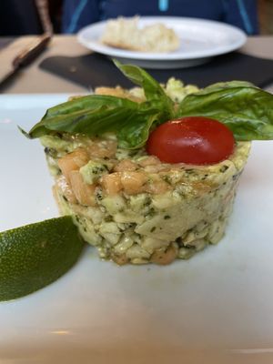 Tartare vege   at L'étale in Morzine