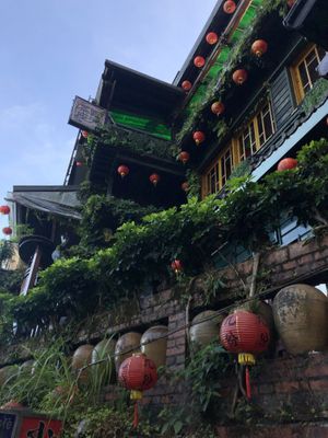 outside  at A-MEI Tea House in New Taipei City