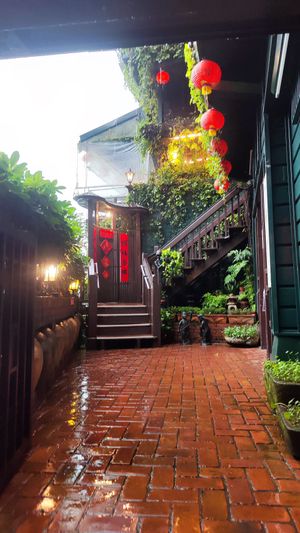 Entrance at A-MEI Tea House in New Taipei City