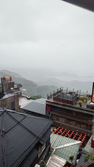 View fron teahouse at A-MEI Tea House in New Taipei City