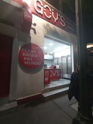 Outside at Goy's Plant-Based Burgers - Napoles in Mexico City