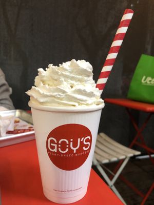 Oreo shake  at Goy's Plant-Based Burgers - Napoles in Mexico City