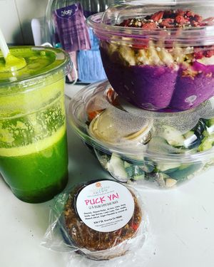   at Sweet Greens Juice Bar in Eureka