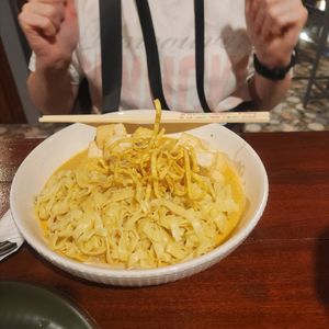 Forgot what it's called but can be made with rice noodles at Sang Ka Si Koh Tao - สังกะสี เกาะเต่า in Koh Tao