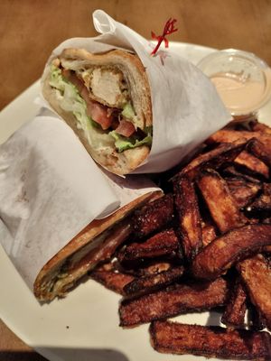 Croissant BLT + Chick'n at Veggie Grill by Next Level in Long Beach