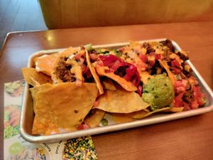 Nachos at Veggie Grill by Next Level in Long Beach
