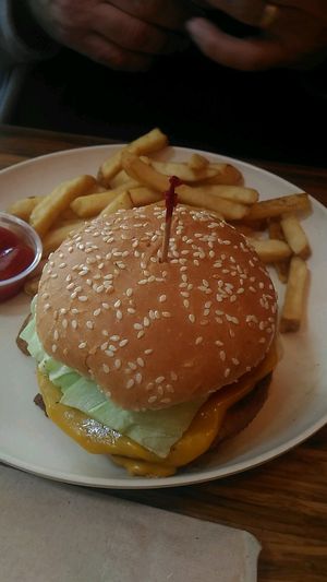 burger  at Veggie Grill by Next Level in Long Beach