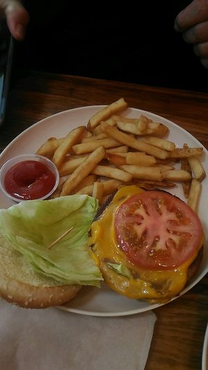burger at Veggie Grill by Next Level in Long Beach