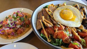 Lunch at Veggie Grill by Next Level in Long Beach