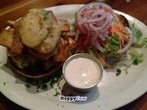 Oklahoma bacon cheeseburger at Native Foods - Santa Monica in Santa Monica
