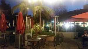 outside patio eating area at Native Foods - Santa Monica in Santa Monica