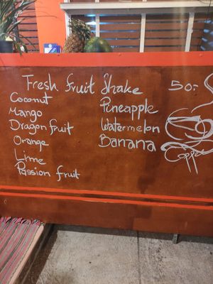 Smoothies at Penne in Koh Samui