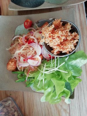 Mermaid salad at Penne in Koh Samui