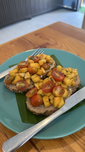 Mango bruschetta   at Penne in Koh Samui