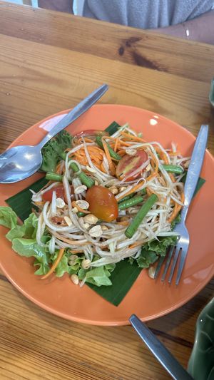 Papaya salad   at Penne in Koh Samui