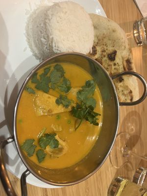 Jackfruit curry  at Geshmak in Caerphilly