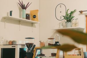 We have an air-conditioned inside seating area at Copper + Cloves in Bangalore