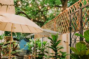 We have shady umbrellas at Copper + Cloves in Bangalore