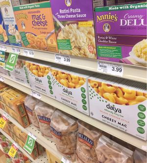 Daiya, Annie's.. all the good brands! at Strack and Van Til in Hobart