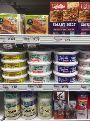 Tofutti & Vegenaise ❤ at Strack and Van Til in Hobart