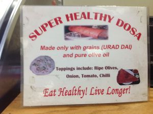 They have a super healthy dosa!  at Dosa Hutt in Flushing