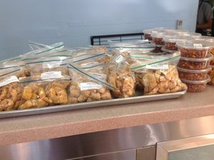 They sell snacks with the ingredients listed. at Dosa Hutt in Flushing