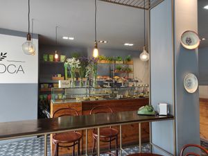 Inside at A Padoca in Porto