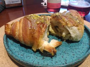 Pistacchio Croissant at A Padoca in Porto