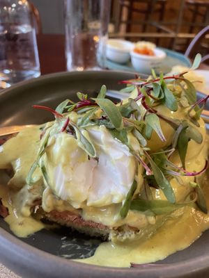 Until i cut into the “egg” which was just frozen cream cheese  at A Padoca in Porto