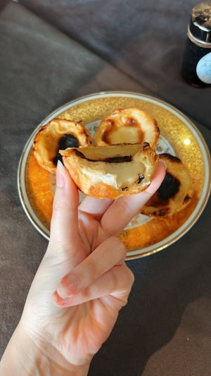 Pastel de nata  at A Padoca in Porto
