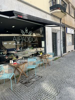 Outside   at A Padoca in Porto