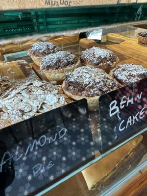 Bean cakes  at A Padoca in Porto
