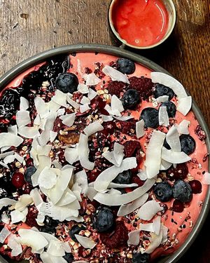 Panquecas red velvet at A Padoca in Porto