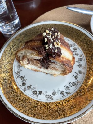 Nutella croissant   at A Padoca in Porto