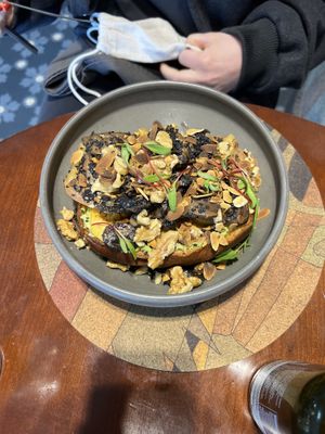 Avocado bread, very fresh and tasteful  at A Padoca in Porto