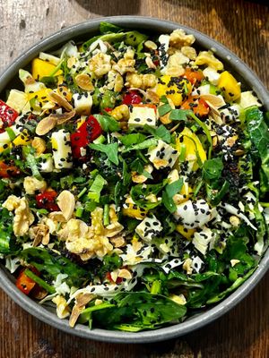 Mango and coconut salad at A Padoca in Porto
