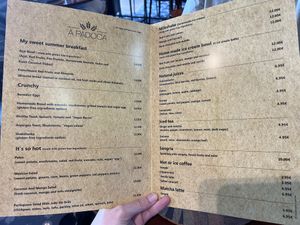 Menu  at A Padoca in Porto
