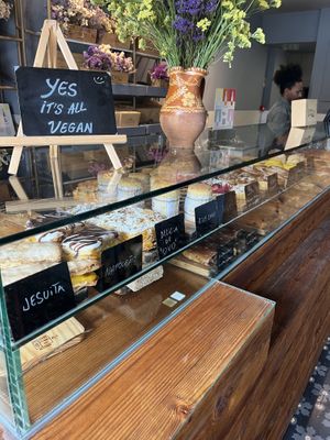 Pastry counter  at A Padoca in Porto