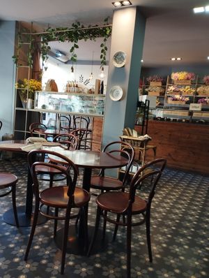 Inside at A Padoca in Porto