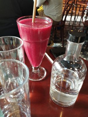 Antioxydant juice at A Padoca in Porto